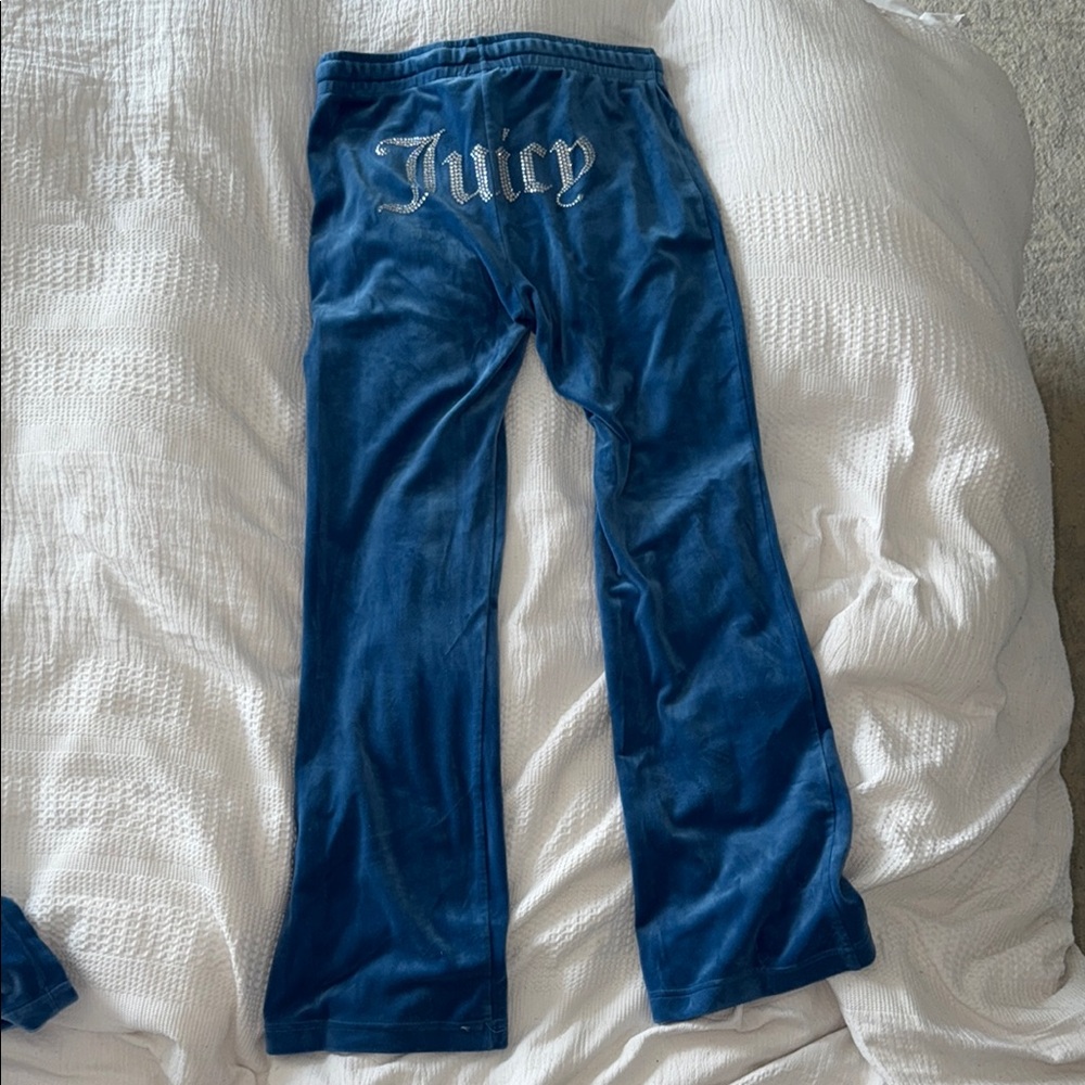 Juicy Couture Blue Velvet Track Pants x UO UK